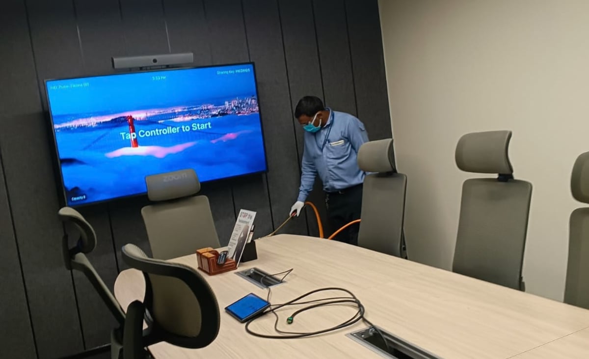 Cockroach management treatment in office