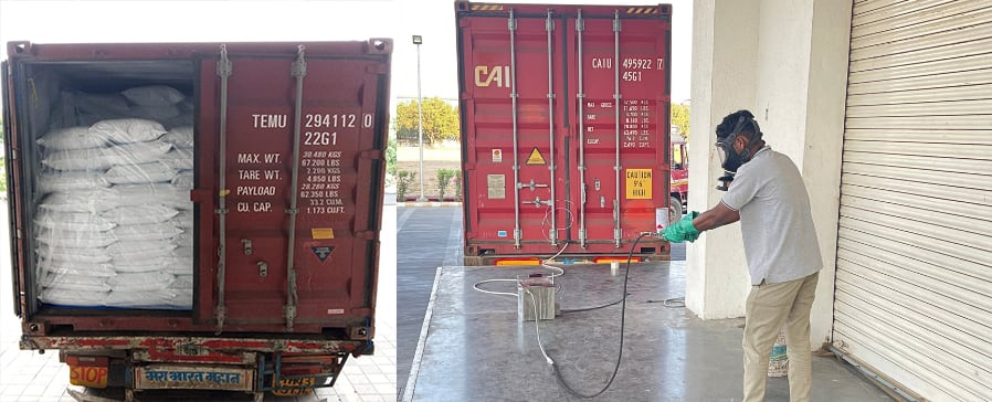 Container fumigation services